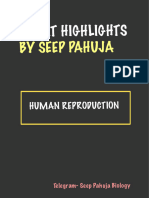 NCERT Highlight - Human Reproduction by Seep Pahuja