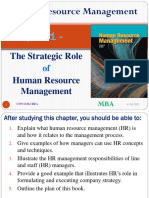 Chapter 1 - The Strategic Role of HRM