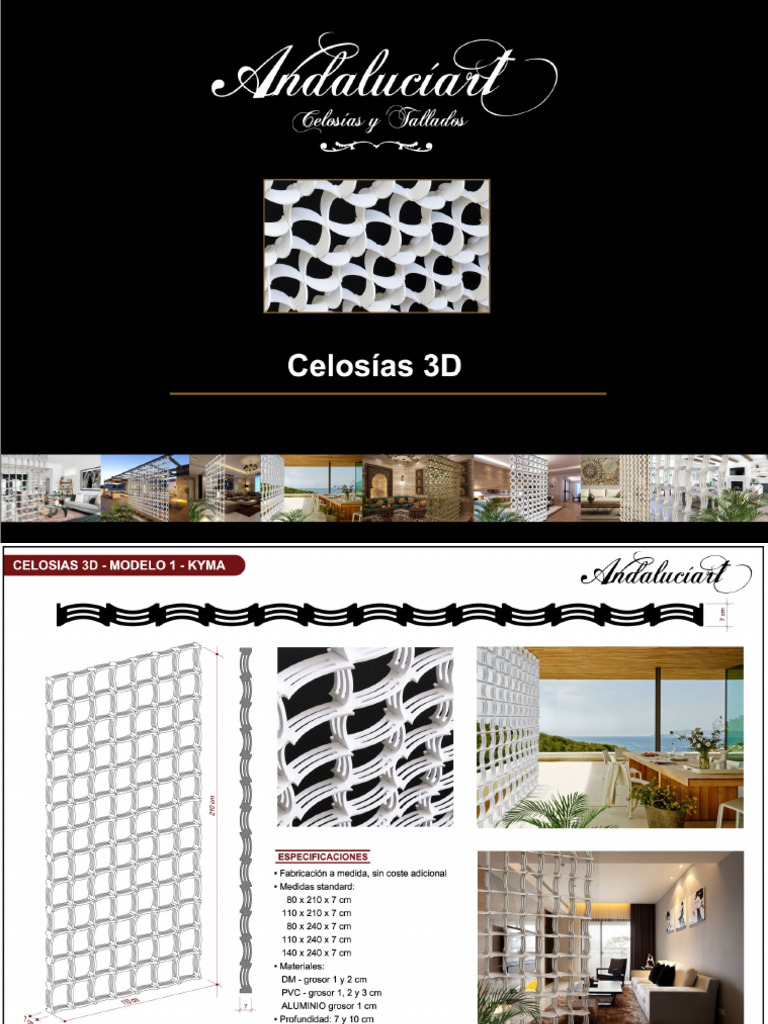 Catalogo CELOSIAS 3D | PDF