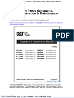Cat Forklift p8000 Schematic Service Operation Maintenance Manual