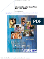 Human Development A Life Span View 6th Edition Kail Test Bank