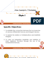 Chapter 1 Integration Concepts and Formulas