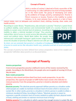 Concept of Poverty