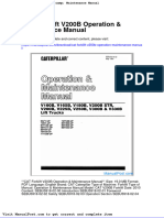 Cat Forklift v200b Operation Maintenance Manual