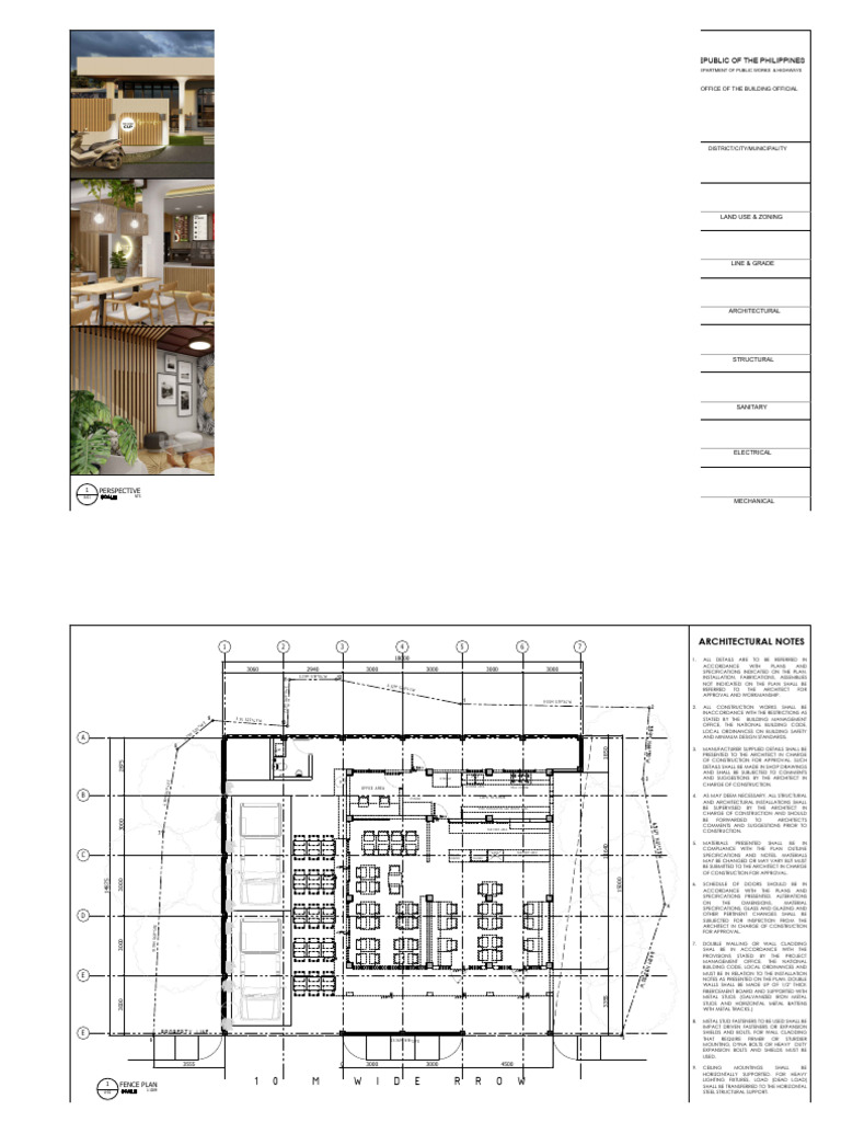 Commercial Building Plans for Riverside | PDF | Foodservice | Architect