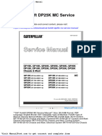 Cat Forklift Dp25k MC Service Manual