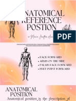 Pe1-Anatomical Reference Postion & Directional Terms