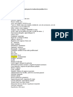 Terminología Jurídica-Administrativa