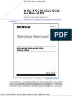 Cat Forklift Gc15 Gc18 Gc20 Gc25 Gc30 Service Manual en