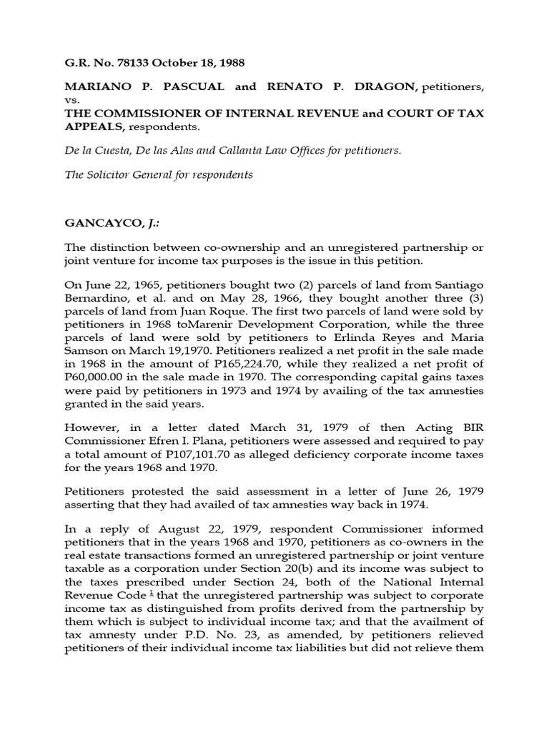 Joint Venture Tax Download Free PDF Taxes Partnership