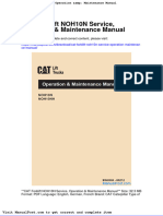 Cat Forklift Noh10n Service Operation Maintenance Manual