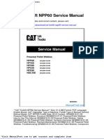 Cat Forklift Npp60 Service Manual