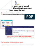 Panduan IDME Untuk Kunci Masuk UJIAN SEGAK