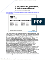 Cat Forklift Nr4000p 36v Schematic Operation Maintenance Manual