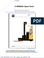 Cat Forklift Nrm20k Spare Parts Manual