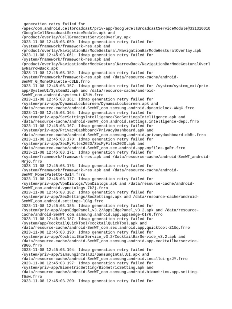 Lom Log | PDF | Mobile App | Android (Operating System)
