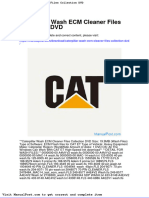 Caterpillar Wash Ecm Cleaner Files Collection DVD