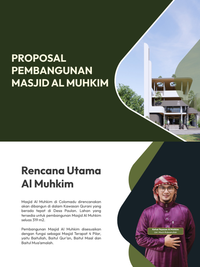 Proposal Pembangunan Masjid Al Muhkim | PDF
