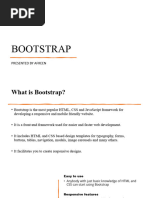 Bootstrap: Presented by Afreen