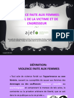 151130. Violence femmes Profil victime agresseur