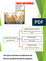 Teks Laporan Hasil Observasi