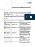 Applicant Guide 2024 - Cardiothoracic ST1 National Recruitment FINAL