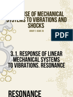 Response of Mechanical Systems To Vibration and Shocks