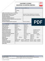 TL.24-F06 Elektri̇k İç Tesi̇sat Kontrol Raporu R06