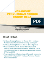 Narsum Bimtek BPD Mekanisme Penyusunan Produk Hukum Desa