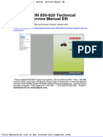 Claas Axion 950 920 Technical System Service Manual en