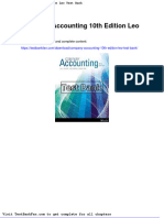 Company Accounting 10th Edition Leo Test Bank