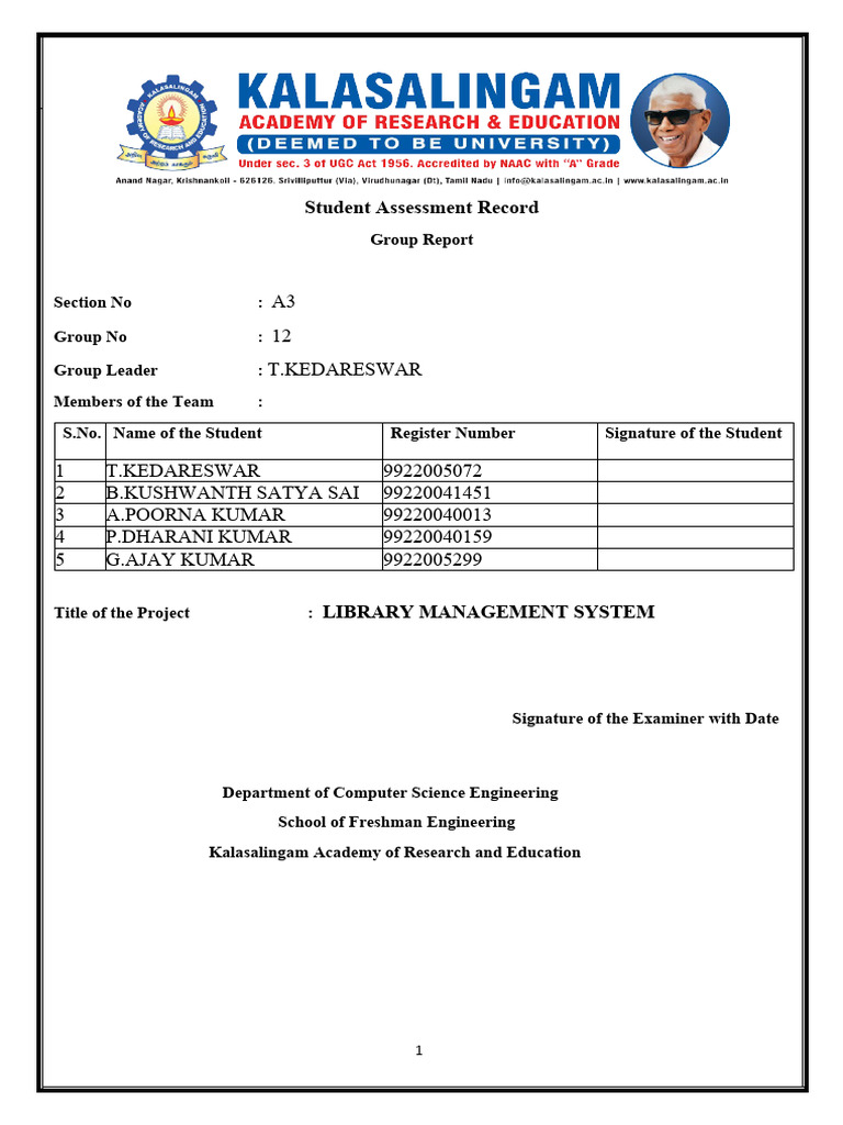 School Management System Report Download Free Pdf Libraries