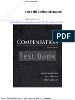 Compensation 11th Edition Milkovich Test Bank