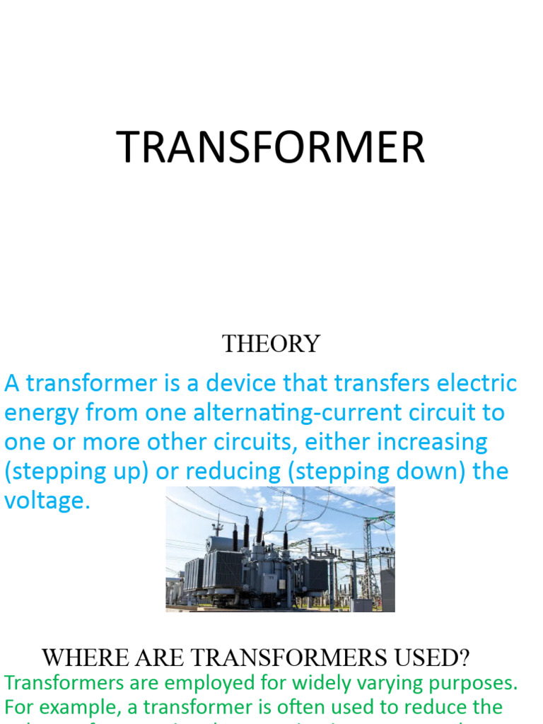 Presentation 1 | PDF | Transformer | Inductor