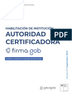 CA - Procedimiento para La Habilitación de Institucion