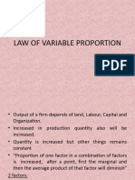 Law of Variable