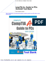 Complete Comptia A Guide To Pcs 6th Edition Schmidt Test Bank