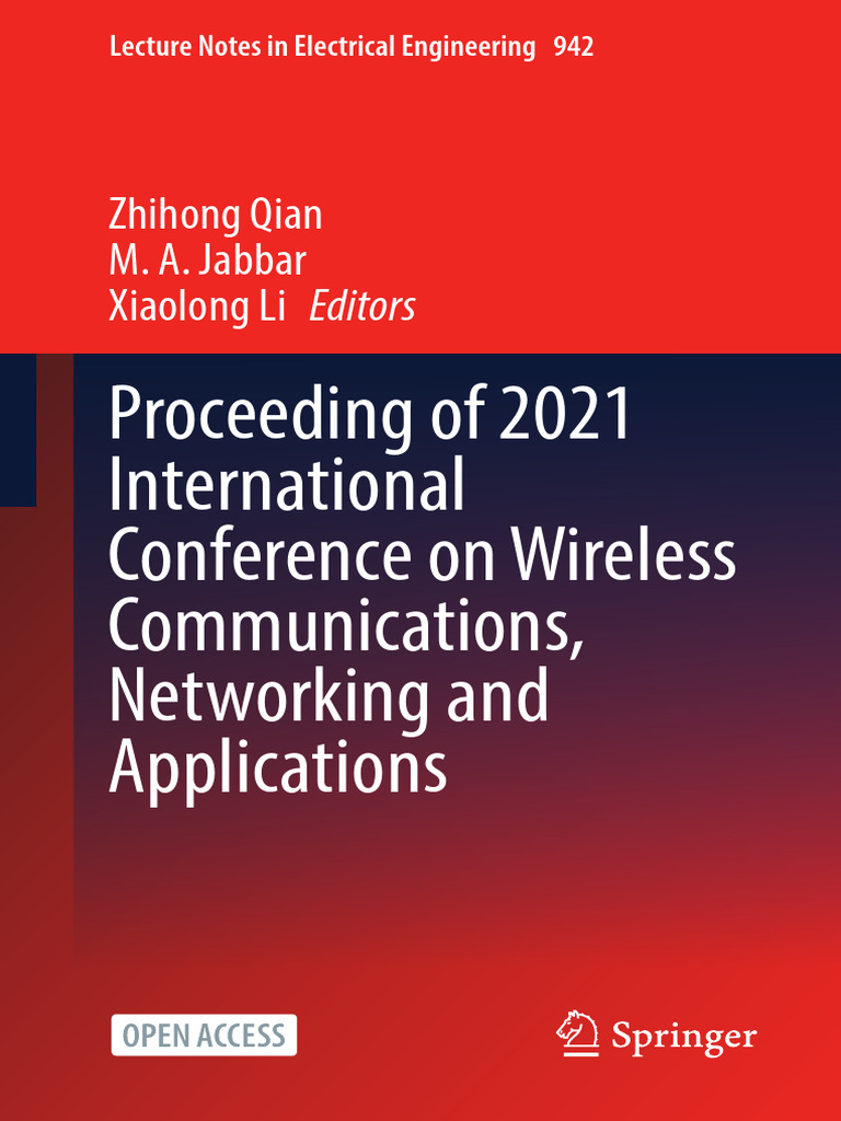 Proceeding of 2021 international conference on wireless communications