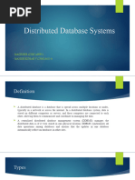 Distributed DB