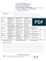 B Concept - Title Presentation Evaluation Form