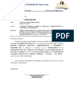 Carta #009 Presento Reporte Ambiental