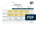 Horarios de Clases 5°VERANO (Alumnos)