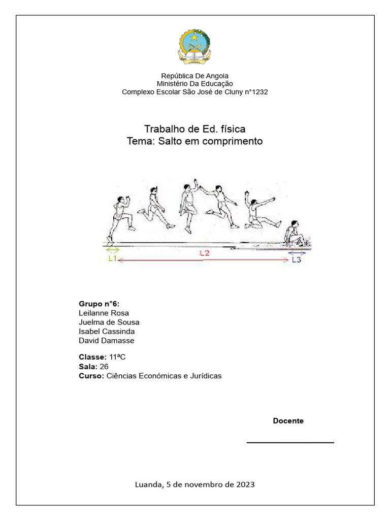 Trabalho de Ed - Física | PDF | Esportes | Jogos Olímpicos