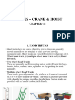 Chapter 4.1 Trucks - Crane & Hoist