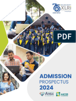 XLRI Final Admission Prospectus 