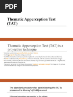 TAT Scoring and Interpretation Guide | PDF