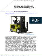 Clark Forklift 2022 Service Manual Operator Manual Parts Catalog PDF DVD