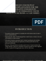 Regenerative Endodontics