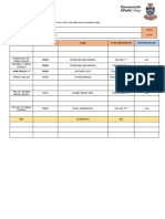 Unit 12 Production Schedule Blank