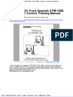 Clark Forklift Truck Spanish CTM Cem 10 20 Hpb1 Control Training Manual